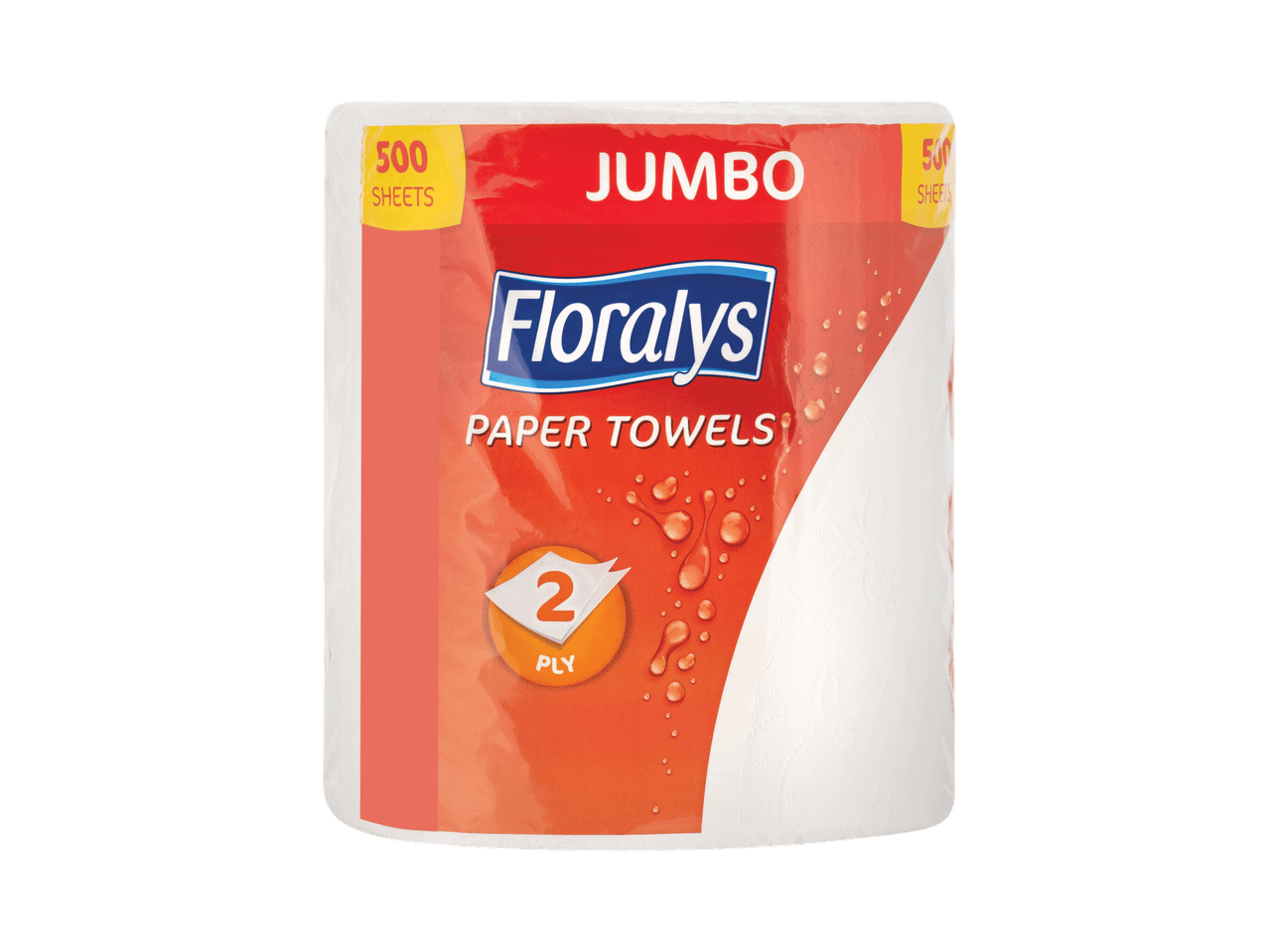 „Floralys Jumbo“ popieriniai rankšluosčiai, 500 lapelių, 2 sluoksnių