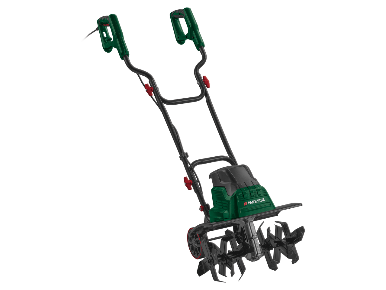 Parkside® aiakultivaator rohelise ja musta disainiga