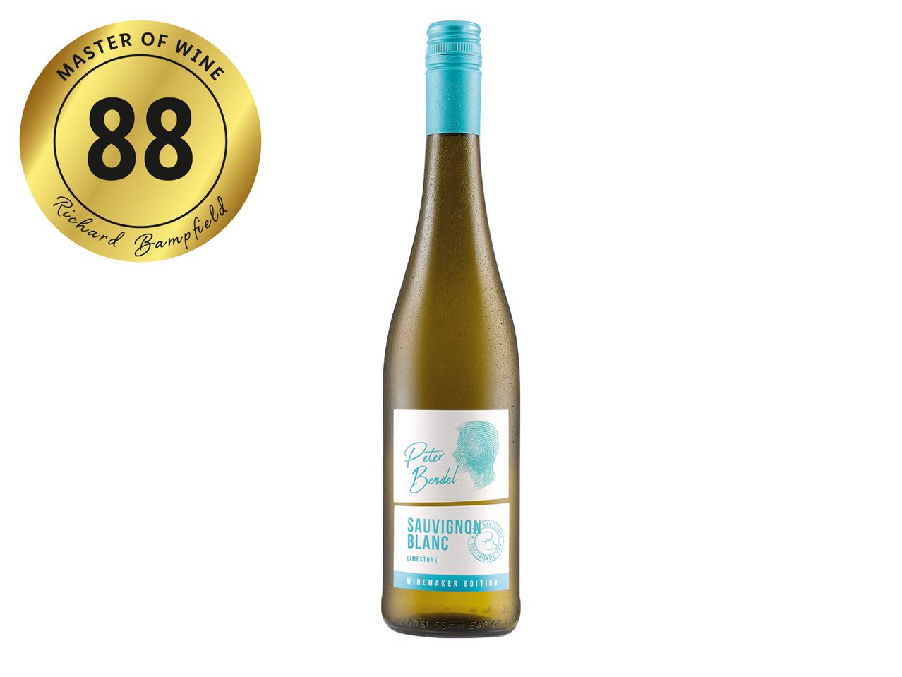 Peter Bende Sauvignon Blanc Limestone wine, rated 88 by Master of Wine Richard Bampfield.