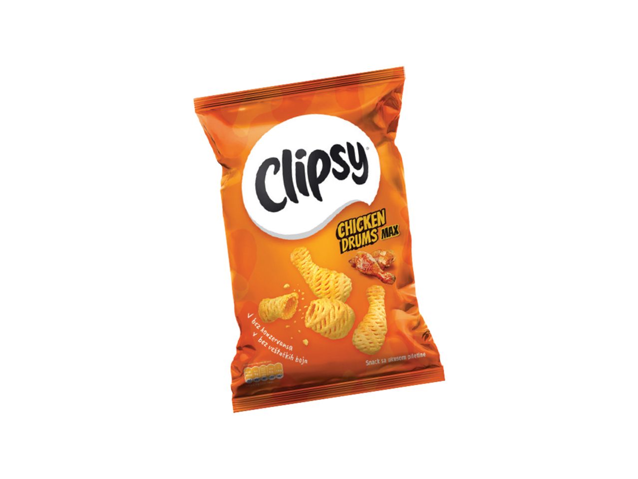 Pakovanje čipsa Clipsy.