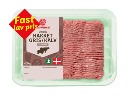MADVÆRKET Hakket Grise- og Kalvekød