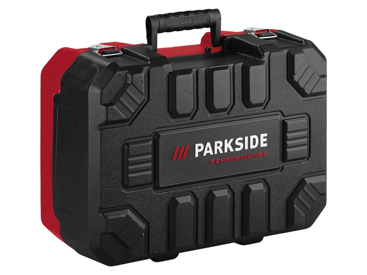 Μαύρη και κόκκινη εργαλειοθήκη Parkside Performance