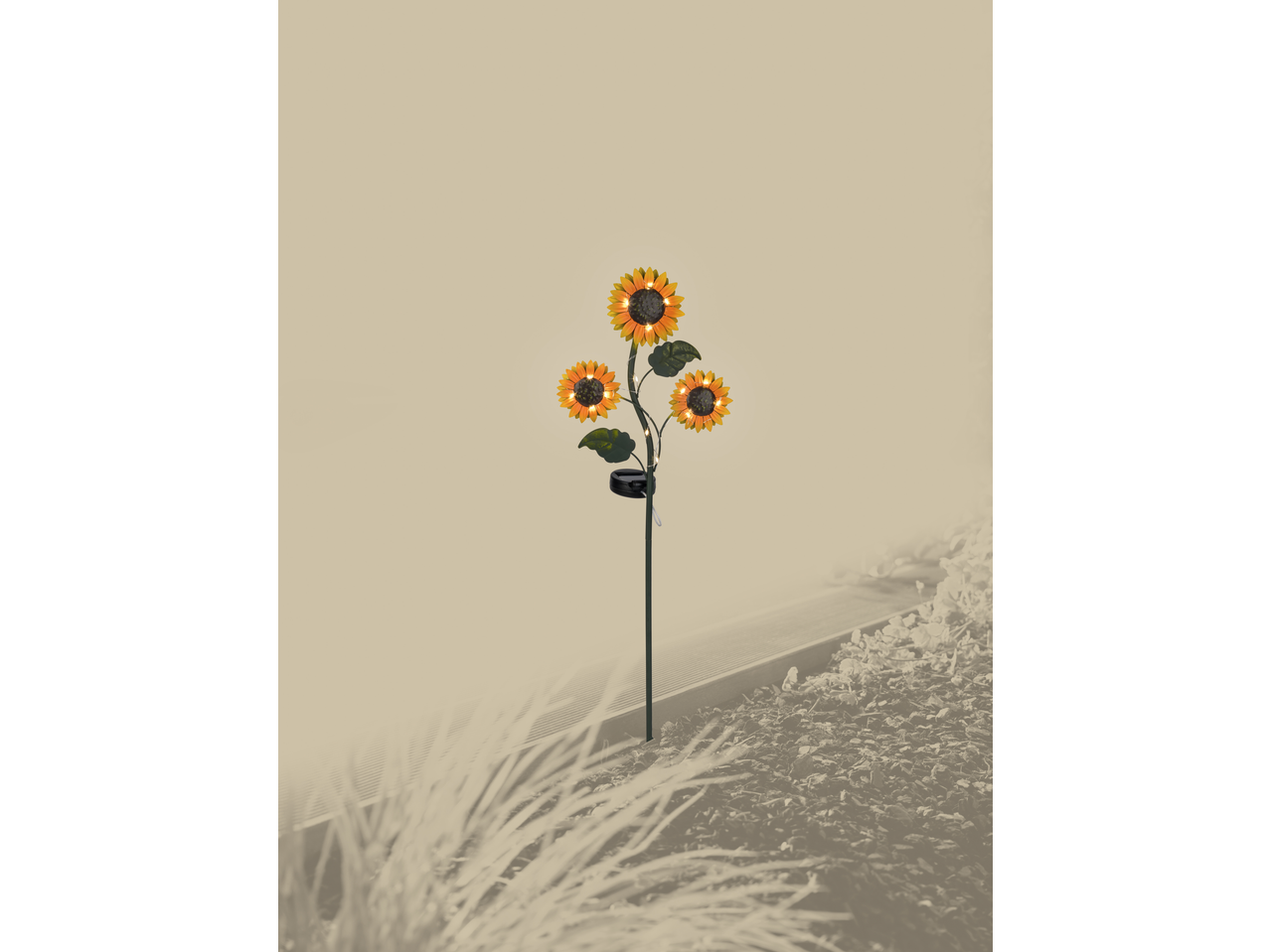 Luz LED Solar para Jardim