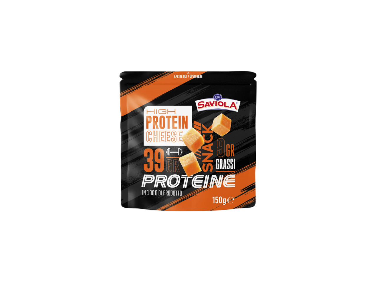 Formaggio a cubetti high protein