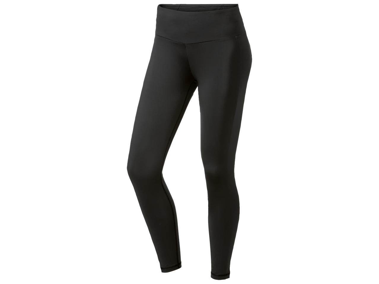 Legging de sport noir pour femme avec taille haute