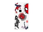 Spider-Man wall stickers featuring Spider-Man, Spider-Gwen, and related logos.