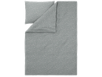 LIVARNO home Renforcé Duvet Cover Set with a delicate floral pattern.