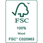 nf fsc 100% wood