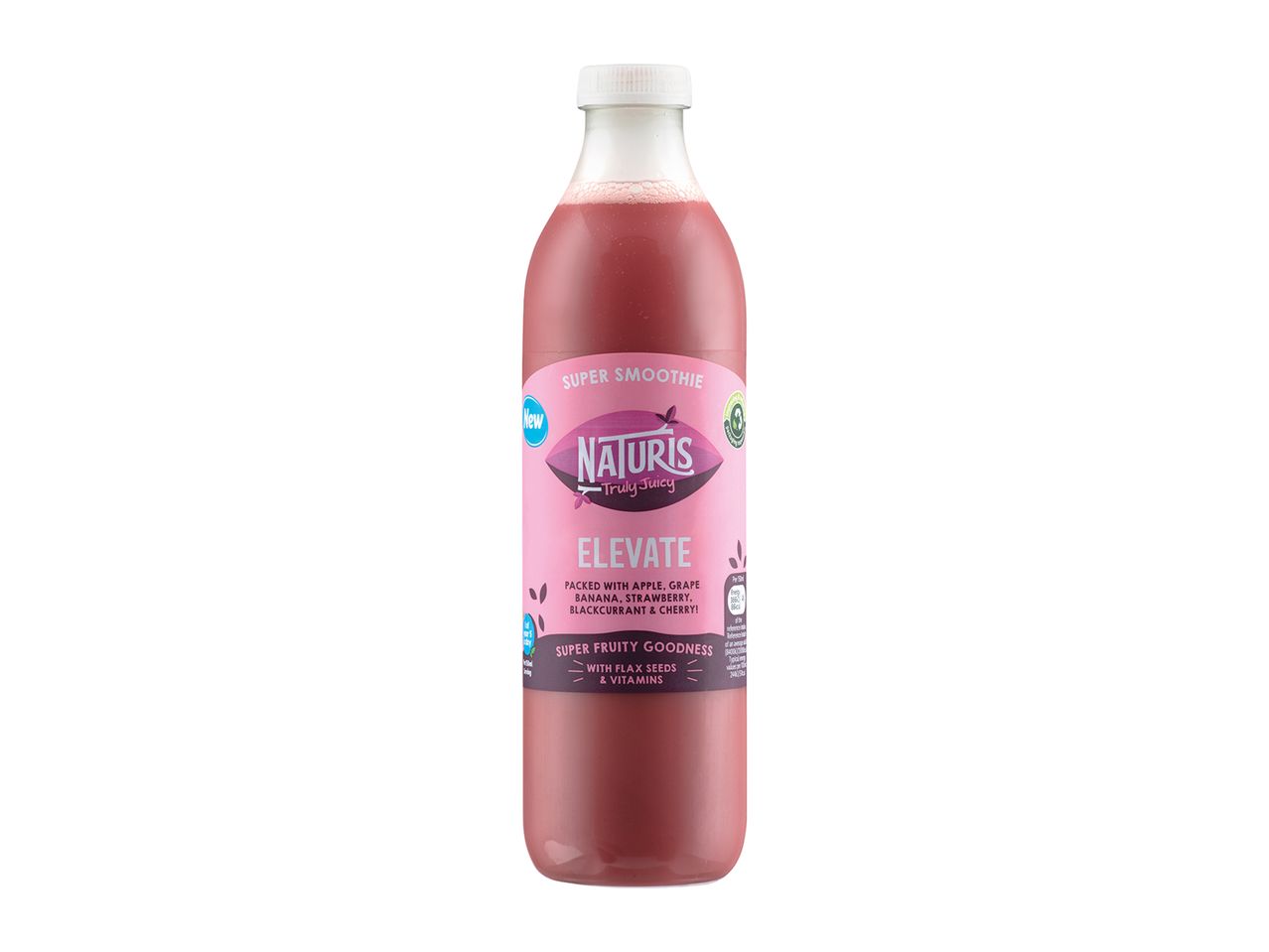 Naturis Elevate smoothie: berries, flax seeds & vitamins.