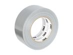 A roll of 3M silver duct tape with branding visible on the core.