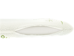 Livarno Premium Ergonomic Neck Support Pillow with an open zipper revealing the foam core.
