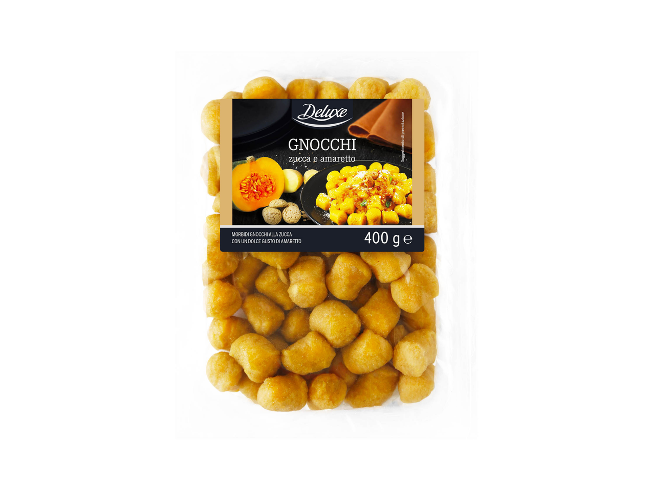 Gnocchi con zucca e amaretto