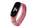 Pink Paw Patrol Skye kids' digital watch.
