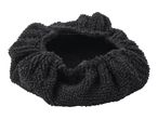 Black microfiber cleaning pad for steam mop