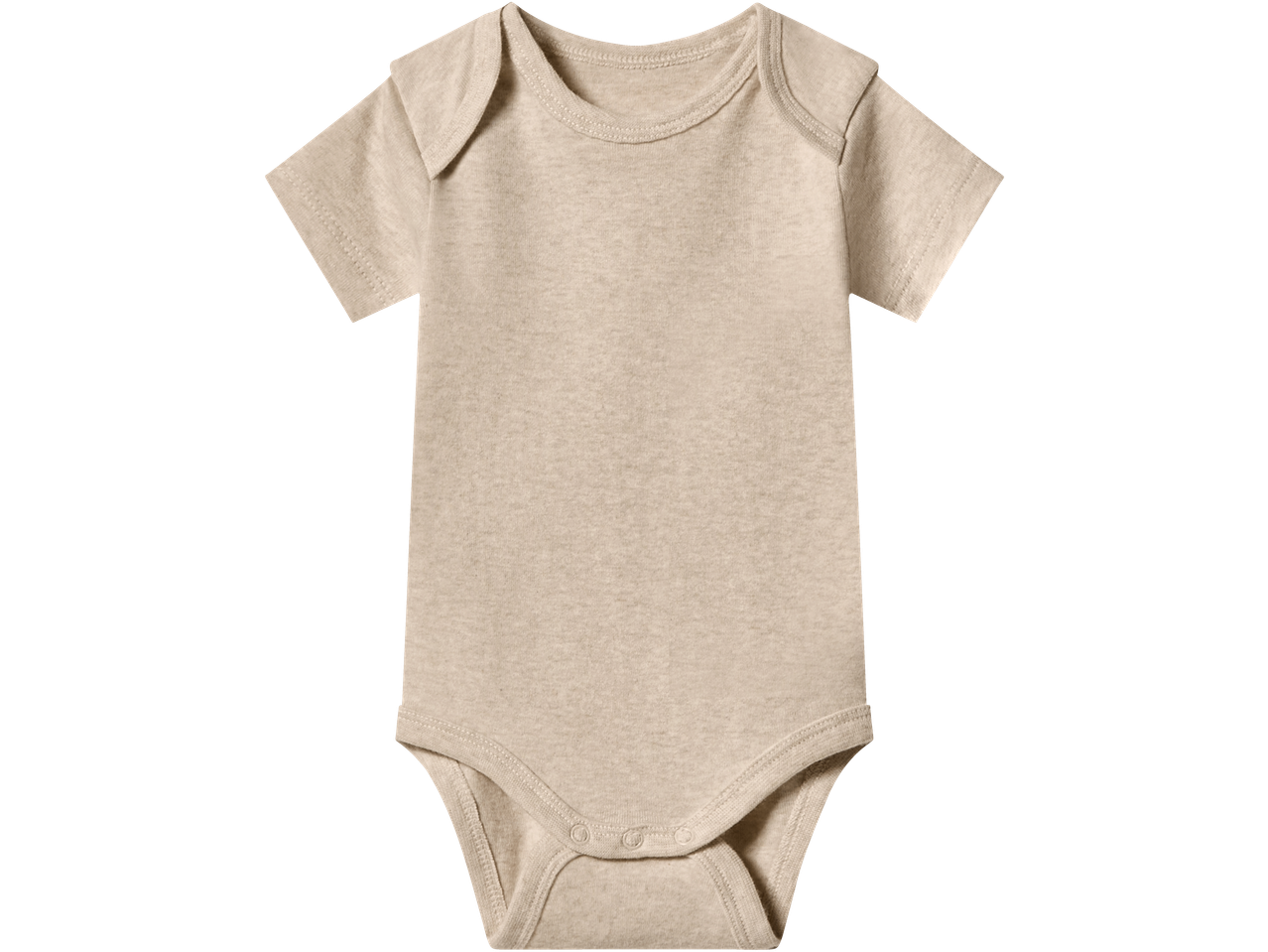 LUPILU heleda beeži lühikeste varrukatega beebibodi