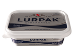 Lurpak Kenhető készítmény enyhén sózott vaj repceolajjal, 200g-os tégelyben.