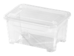 W5 transparent storage box with lid