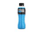 En flaske Powerade blå sportsdrik.