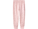 Lupilu Kids' Pyjamas: Pink polka dot pajama bottoms with elasticated waist and cuffs.