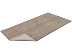 Tapete Livarno Home®, passadeira castanha clara com base antiderrapante.
