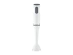 White hand blender with two grey buttons, one labeled 'TURBO'.