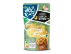 Way To Go! cashewnoten met knoflook- en rozemarijnsmaak, merk Fairglobe.