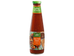 Бутилка тайландски сос за барбекю с надпис 'Thai Style Sauce Barbecue' и 290 ml.