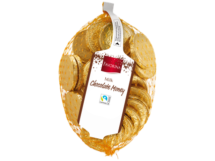 Favorina Piena šokolādes monētas 150g