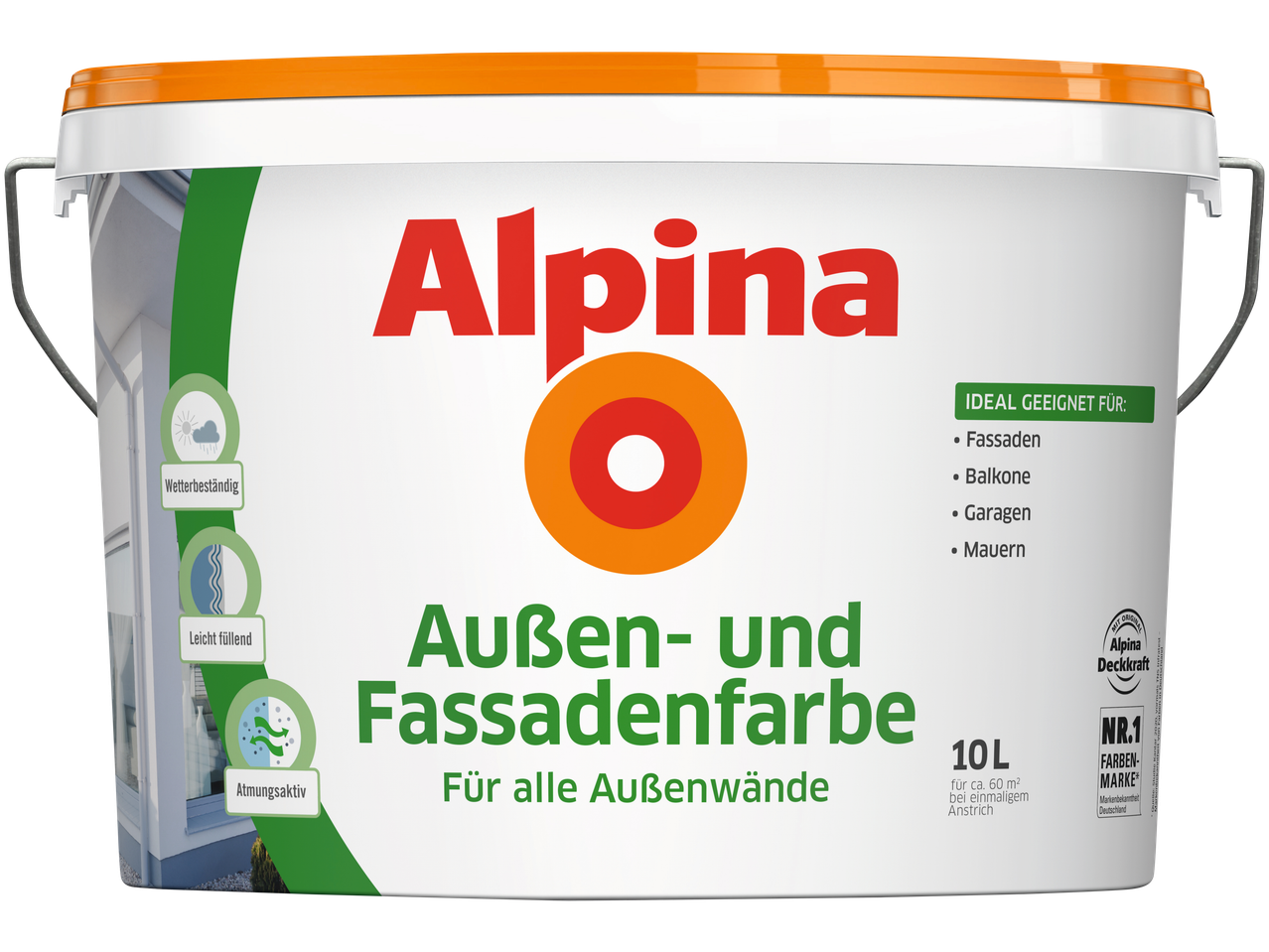 Außen- und Fassadenfarbe