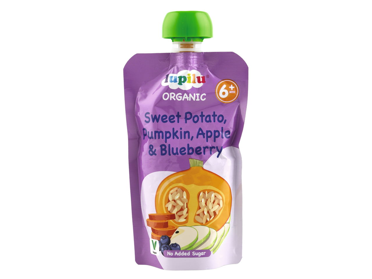 Lupilu Organic Sweet Potato, Pumpkin, Apple & Blueberry baby food pouch