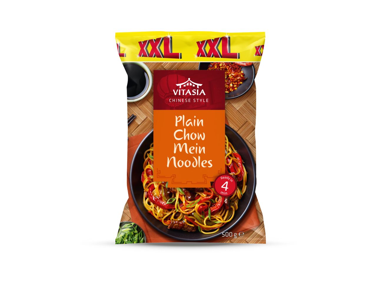 Vitasia XXL pakiranje običnih chow mein rezanaca.