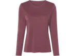 Esmara purple long-sleeved V-neck pajama top