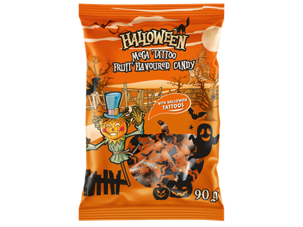 HALLOWEEN Дъвчащи бонбони с татуировки
