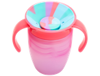 Munchkin kids' cup with colorful lid.