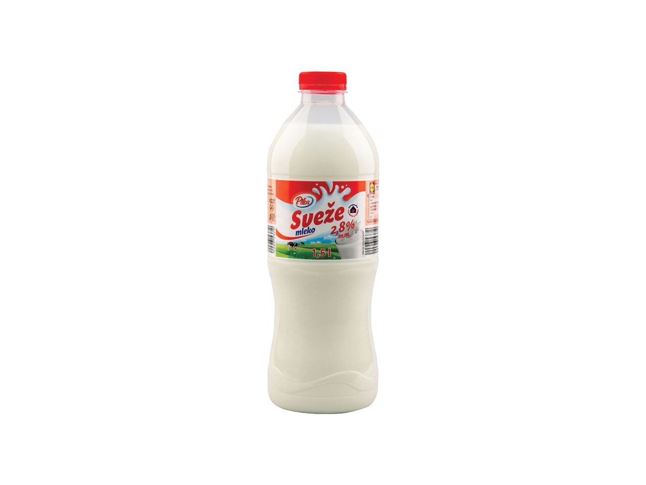 Pilos Sveže mleko, 2,8% m.m., 1,5l.