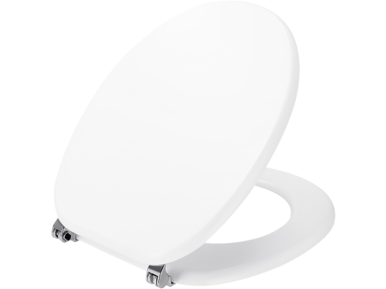 LIVARNO WC daska u bijeloj boji s metalnim šarkama