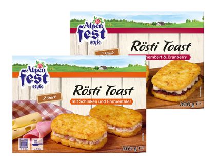 Alpenfest Rösti Toast