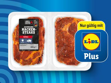 Grillmeister Schweinenackensteaks