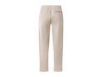 Beige men's sweatpants with an elastic waistband and a back pocket.