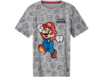 Siva Super Mario majica s Mariom i ikonama igre.