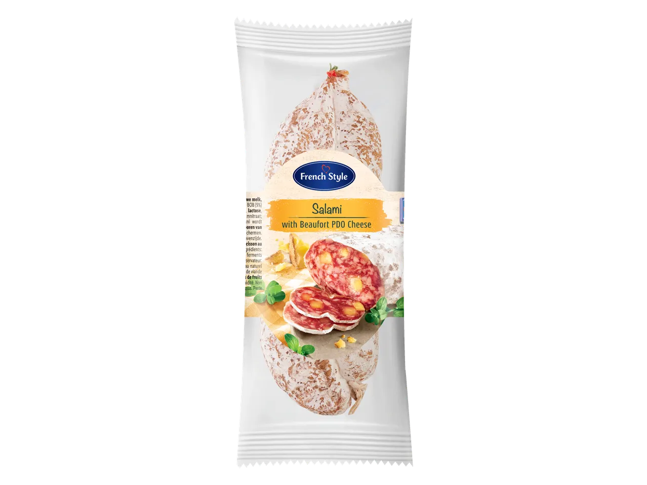 French Style salami met Beaufort PDO kaas.