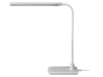 Candeeiro de mesa LED LIVARNO branco com braço flexível e base retangular