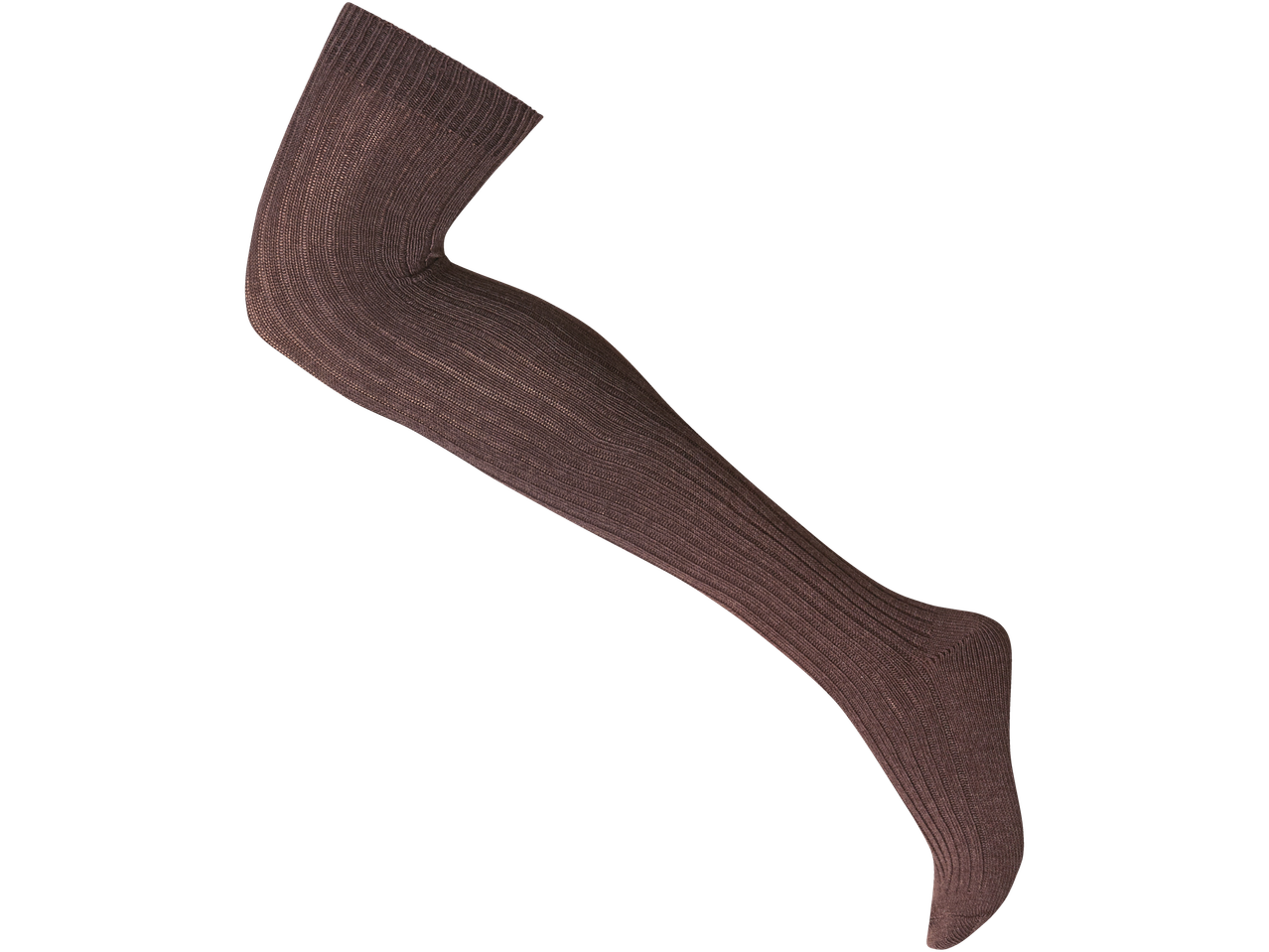 Esmara, sieviešu brūnas rievotas virs ceļgala zeķes.