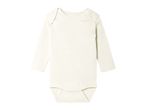 Lupilu White & Blue Baby Long-Sleeve Bodysuits. 