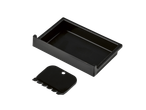 Tabuleiro de recolha de gordura preto e raspador para grelhador de contacto Silvercrest®.