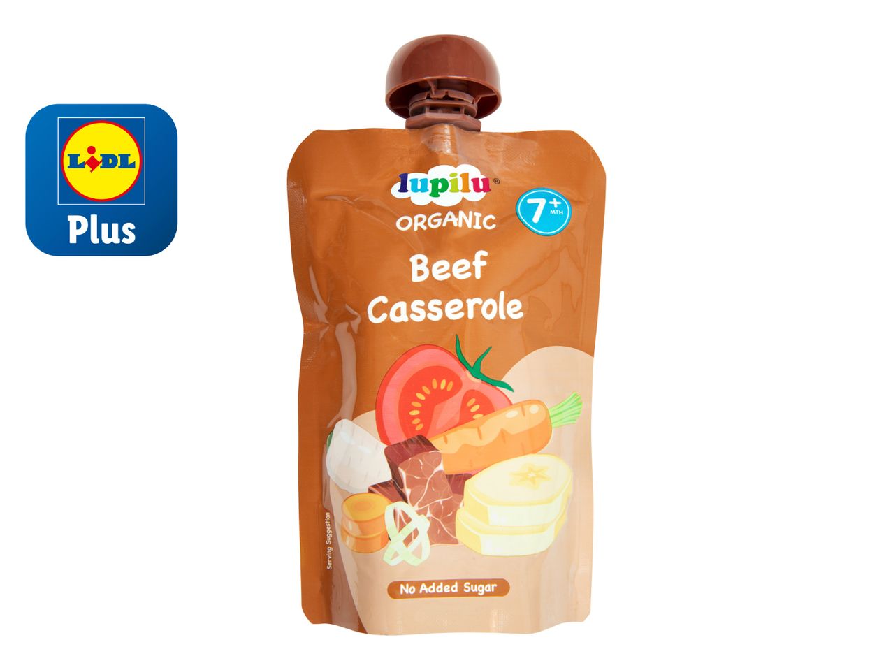 Go to full screen view: Lupilu Organic Savoury Pouches Beef Casserole - Image 1