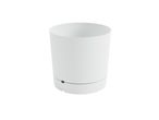 White plant pot.