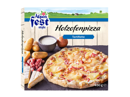 Alpenfest Houtoven pizza tartiflette