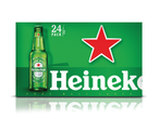 Pack com 24 garrafas de Heineken de 25 cl.