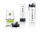 Breville Blend Active blender with two portable blending bottles and a lid.